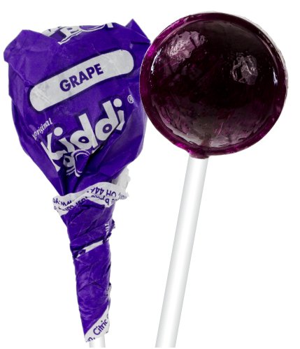 Yost Kiddi Pops, 20 Pack – Grape Lollipops logo