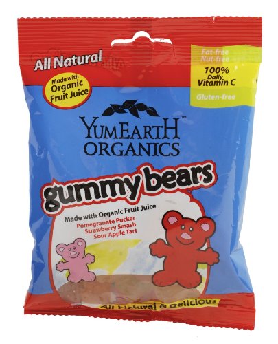 Yumearth Gummy Bears, 2.5 ounce (Pack of 12) logo