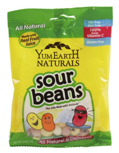 Yumearth Sour Jelly Beans, 2.5 ounce (Pack of 12) logo