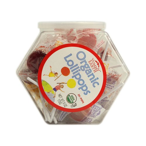 Yummy Earth Lollipops, Organic Assorted Flavors, 30 Ea logo