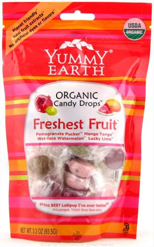Yummy Earth – Organic Candy Drops Gluten Free Freshest Fruit Flavors logo