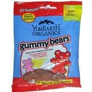 Yummy Earth Organic Gummy Bears – 2.5 Oz (Pack of 12) logo