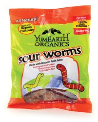 Yummy Earth Organic Gummy Worms – Sour – 5 Oz logo