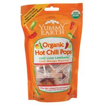 Yummy Earth Organic Hot Chili Pops 3 Oz. (Pack of 6) logo