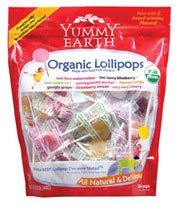 Yummy Earth Organic Lollipops, 50 Ct logo