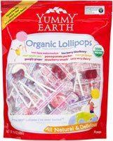 Yummy Earth Organic Lollipops Assorted Flavors — 12.3 Oz logo