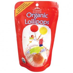 Yummy Earth Organic Pops 2.8 Ounces 6 Count logo