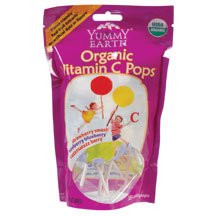 Yummy Earth Organic Vitamin C Pops 3 Oz. (Pack of 6) logo