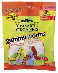 Yummy Earth Yumearth Organics Gummy Worms Gluten Free Fruit — 2.5 Oz logo