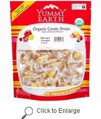 Yummyearth – Organic Candy Drops, Mango Tango 12.3 Oz Bag logo