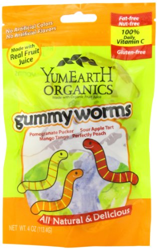 Yummyearth Organic Gummy Worms, 12 Count logo