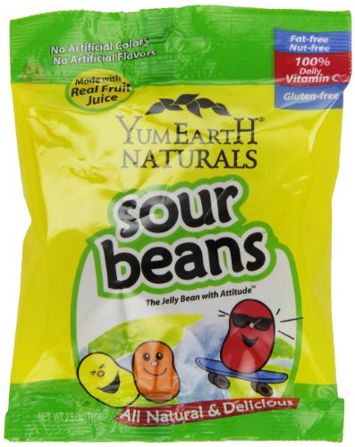 Yummyearth Sour Jelly Beans, 2.5 Ounce (Pack of 12) logo