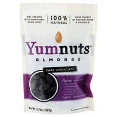 Yumnuts Dark Chocolate Almond, 5.75 Ounce — 8 Per Case. logo