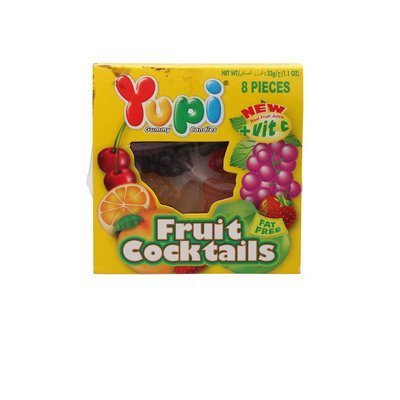 Yupi Fruit Cocktail 32g logo