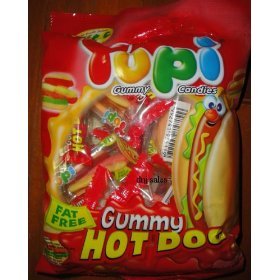 Yupi Gummy Candies Hot Dog Sweets New Sealed Amazing Of Thailand logo