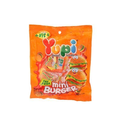 Yupi Gummy Mini Burger 35g. (Pack of 10) logo