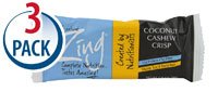 Zing Bars Coconut Cashew Crisp — 1.76 Oz Each / Pack of 3 logo