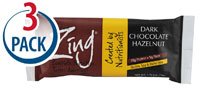 Zing Bars Dark Chocolate Hazelnut Bar — 1.76 Oz Each / Pack of 3 logo