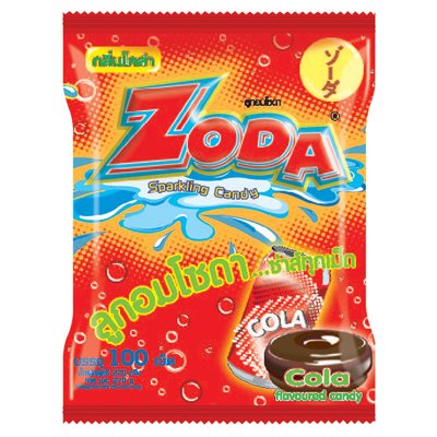 Zoda Speaking Candy – Cola Flavoured Candy 270 Grams (100 Tablets/pack.) logo