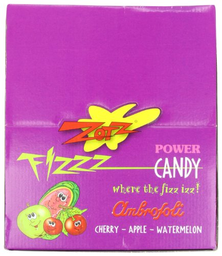 Zotz Fizz Power Candy, Cherry, Apple, and Watermelon Flavors (Pack of 48) logo