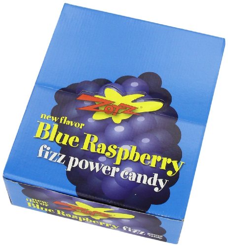 Zotz Fizzy Candy, Blue Raspberry, 7 Ounce, Pack of 48 logo