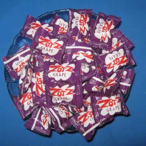 Zotz Fizzy Candy Grape Flavored, 5lb 425 Pieces logo