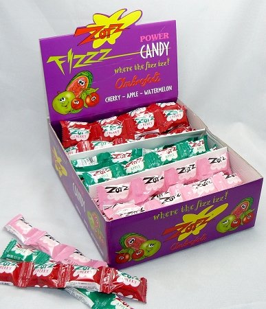 Zotz Strings, Apple Cherry and Watermelon, 48 Count logo