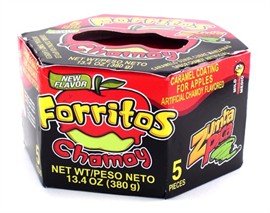 Zumba Pica Forritos Cubre Manzanas (caramel Coating For Apples Chamoy) 5pc logo