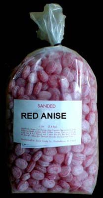 10 Lb. Bulk Bag Red Anise Drops Candy logo