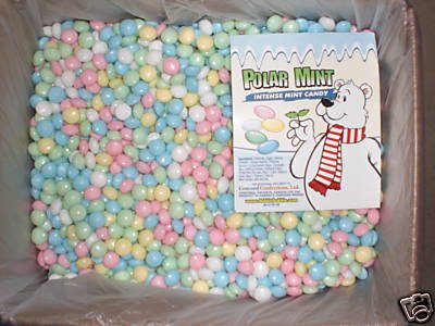 8 Pound Dubble Bubble Polarmints Pastel Colors logo