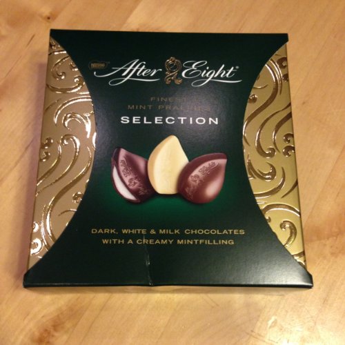 After Eight Finest Selection Dark, White and Milk Chocolate With Mint Filling – Gift Box Of 4.3 Oz – To Share The Pleasure logo