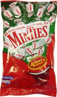 Allen’s Minties, 150g logo