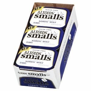 Altoids Mints Smalls Nordic Mint, 50 Count Pack of 9 logo