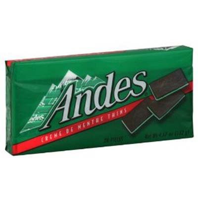 Andes Creme De Menthe Milk Chocolate, 12 Pack • The Candy Database