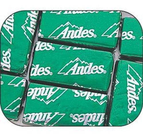 Andes Mint Chocolate Candy 5lb Bag logo