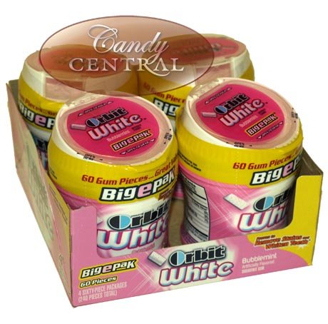 Big ‘e’ Pak Bubblemint Orbit White (4 Ct) logo