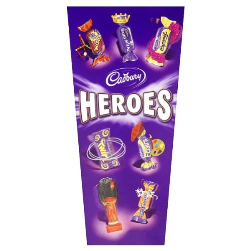 Cadbury Heroes Box Of Chocolate & Toffee Candy-350gr (12.3ozs) logo
