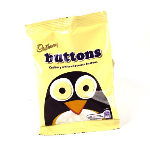 Cadburys White Buttons 33g logo