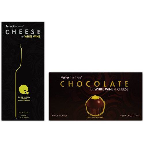Cheese and Chocolate For White Wine Pairing Gift Set logo