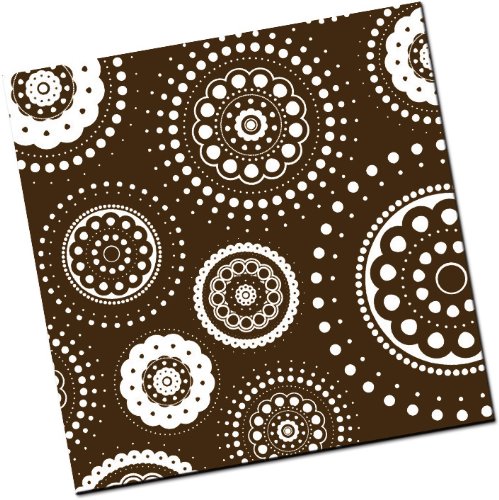 Chocolate Transfer Sheet: Ornate Dots – White – 8 Sheets logo
