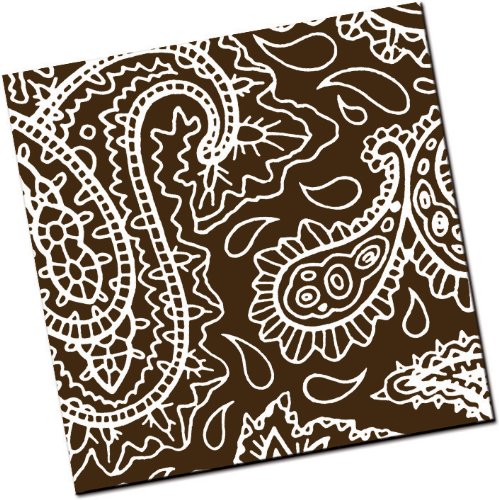 Chocolate Transfer Sheet: Paisley Lace – White – 8 Sheets logo