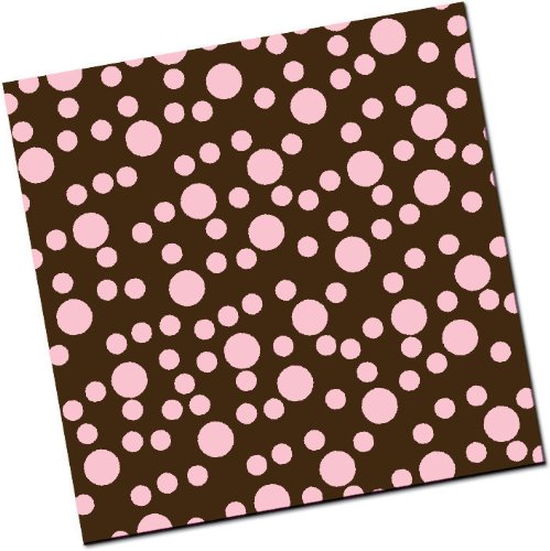Chocolate Transfer Sheet: Small Polka Dots – Rose – 8 Sheets logo
