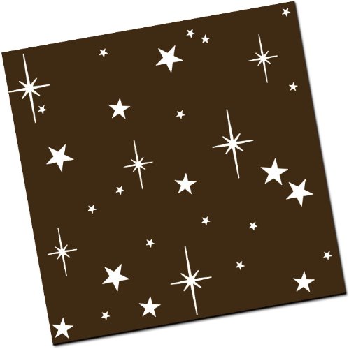 Chocolate Transfer Sheet: Star Light – White – 25 Sheets logo