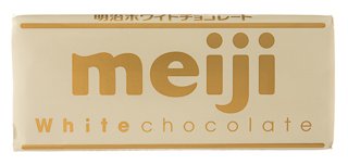Chocolate White Meiji logo