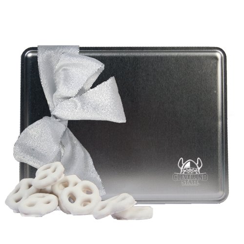 Cleveland State Frosted Twisted Goodness Silver Large Tin ‘official Logo Engraved’ logo