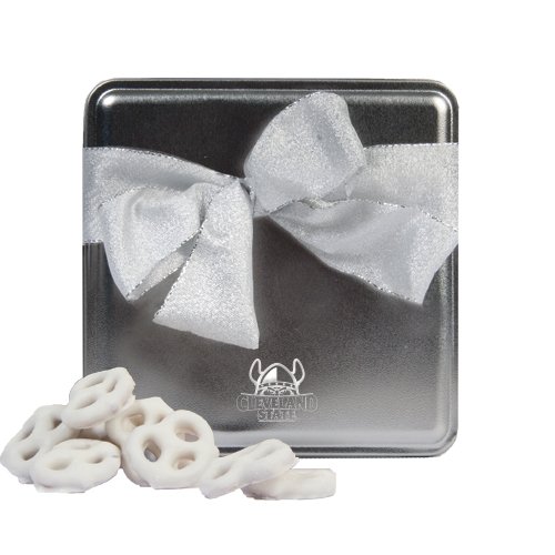 Cleveland State Frosted Twisted Goodness Silver Medium Tin ‘official Logo Engraved’ logo