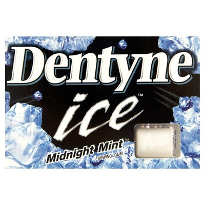 Dentyne Gum Ice Midnight Mint 12.6g. (Pack of 10) logo