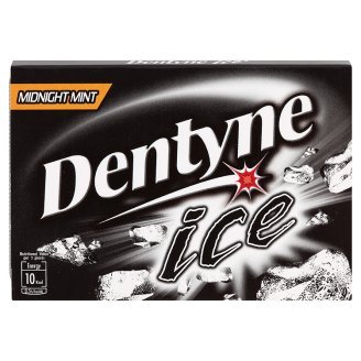 Dentyne Ice Midnight Mint Chewing Gum 12.6g X 6 Packs logo