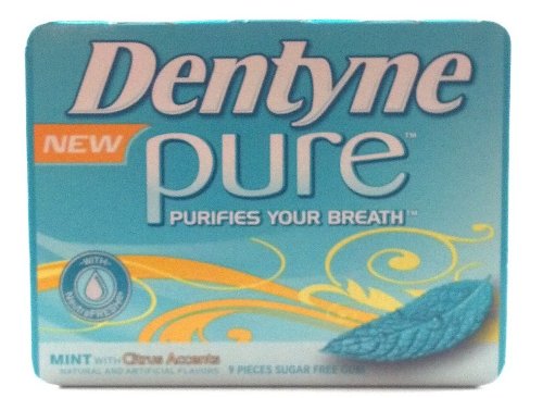 Dentyne Pure Mint With Citrus Accents, 9-count logo