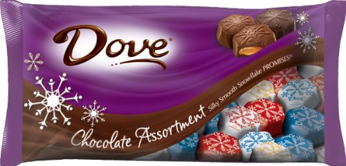Dove Promises Silky Smooth Chocolate Assortment Snowflakes, 8.2 ounce (Pack of 4) logo